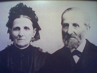 Urgroßeltern Jakob Heinemann (1832-1914) und Marie-Elisabeth Kraus (1842-1929), ca. 1914